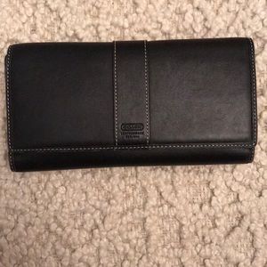 Coach black wallet